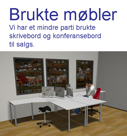 Brukte skrivebord
