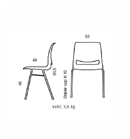 James 1192 kontorstol